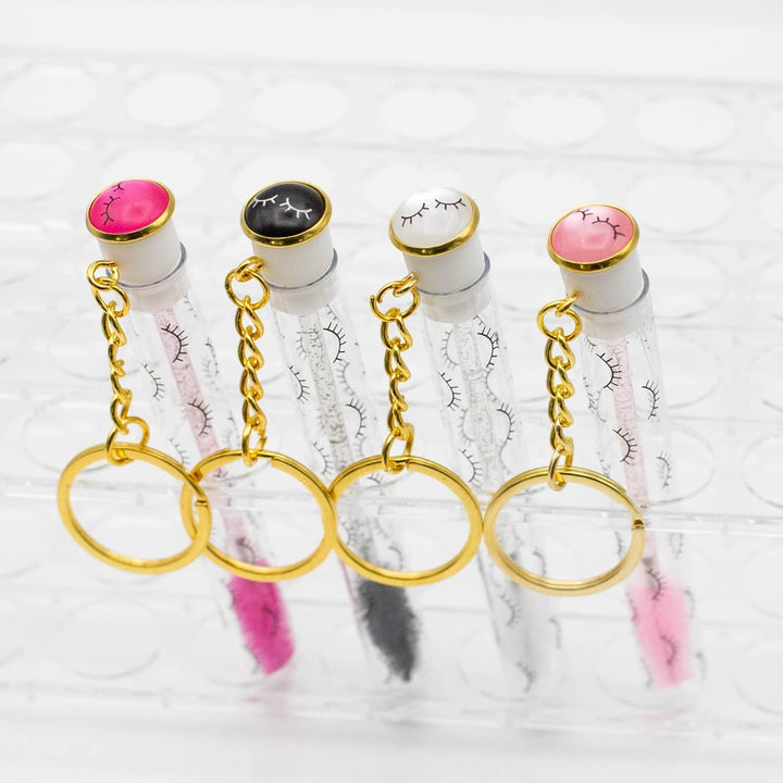 Spoolie Brushes with Keyrings - 10-pack - Mega Lash Academy #style_eyelash
