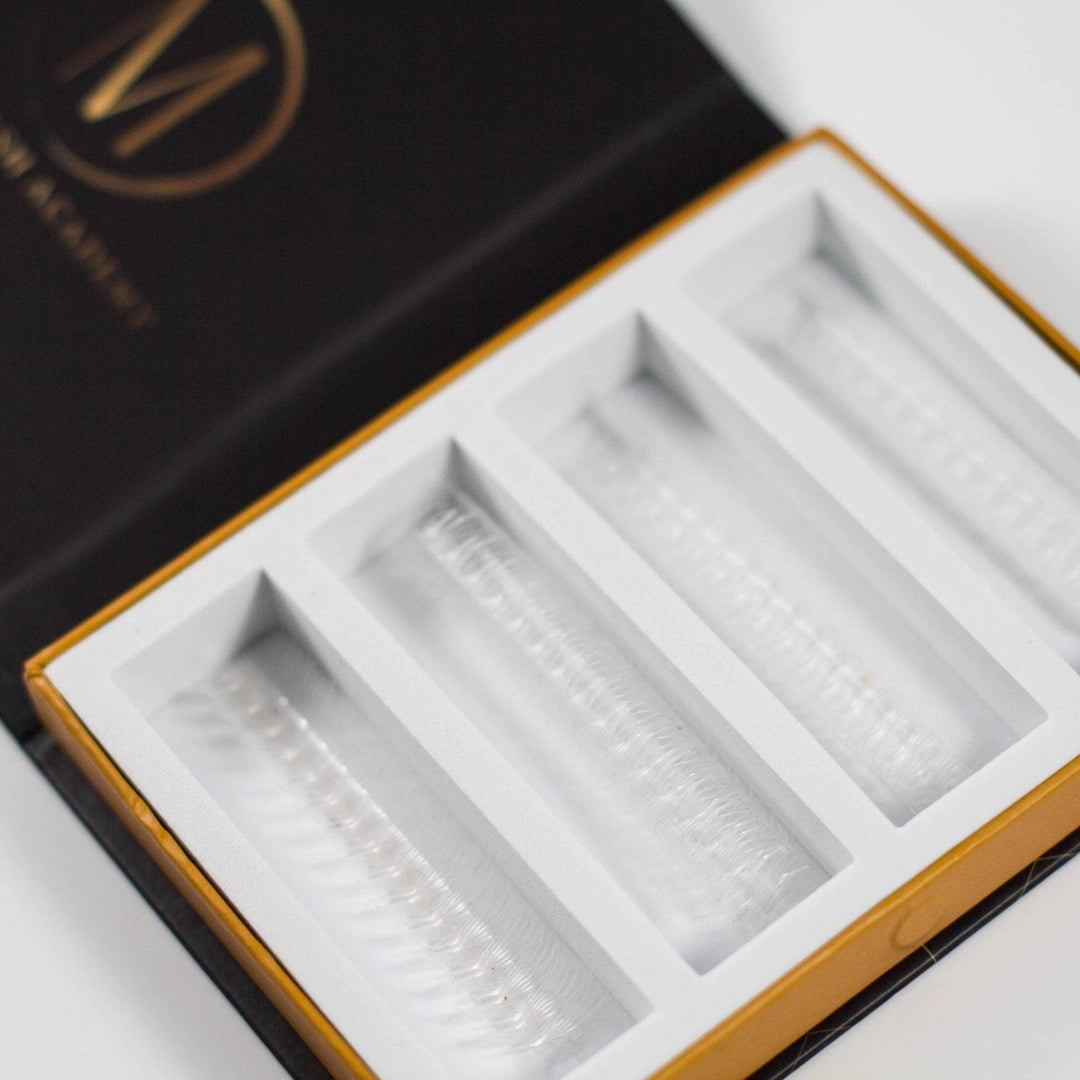 White 5D Rapid Promade Fans - 600 Fans - Mega Lash Academy