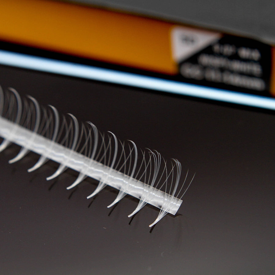 White Wispy 5D Rapid Promade Fans - 600 Fans Promade Fans Mega Lash Academy