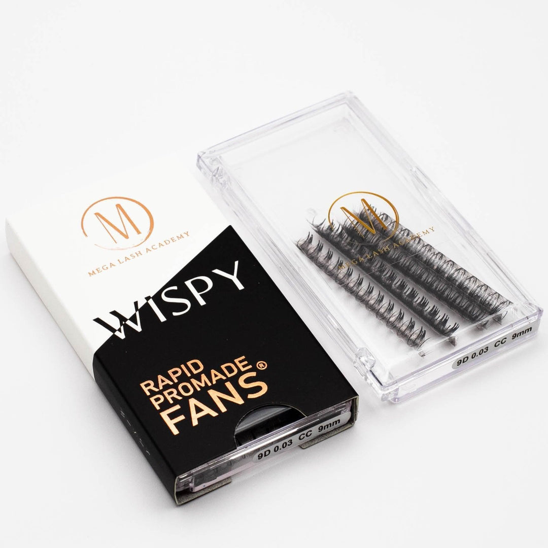 Wispy 5D Rapid Promade Fans - 500 Fans - Mega Lash Academy