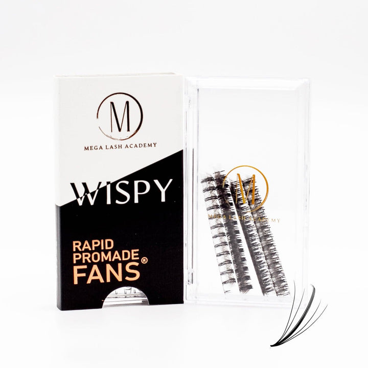 Wispy 5D Rapid Promade Fans - 500 Fans Promade Fans Mega Lash Academy 