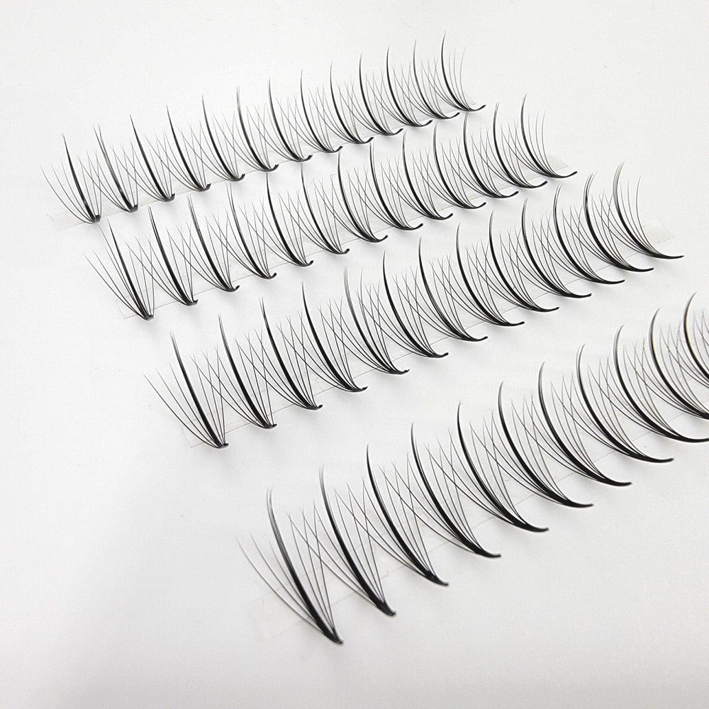 Wispy 7D Mix Rapid Promade Fans - 600 Fans - Mega Lash Academy