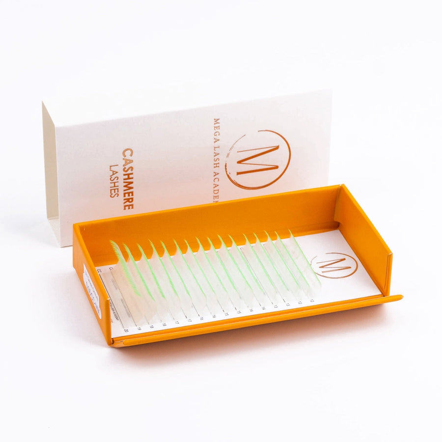 🎁 0.05 - Color Cashmere Volume - UV Green Ombré (100% off) Mega Lash Academy 