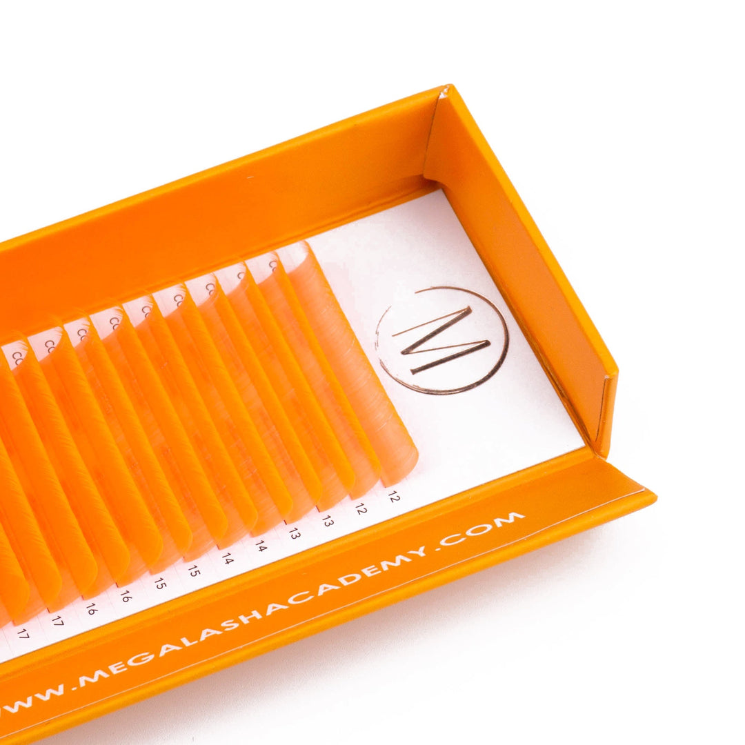 0.05 - Color Cashmere Volume - UV Orange Lash Trays Mega Lash Academy 