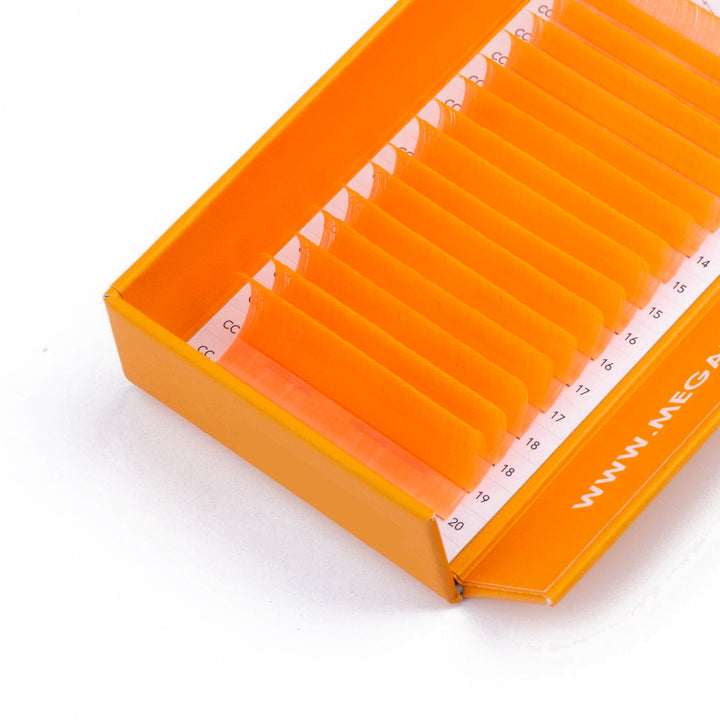 0.05 - Color Cashmere Volume - UV Orange Lash Trays Mega Lash Academy 