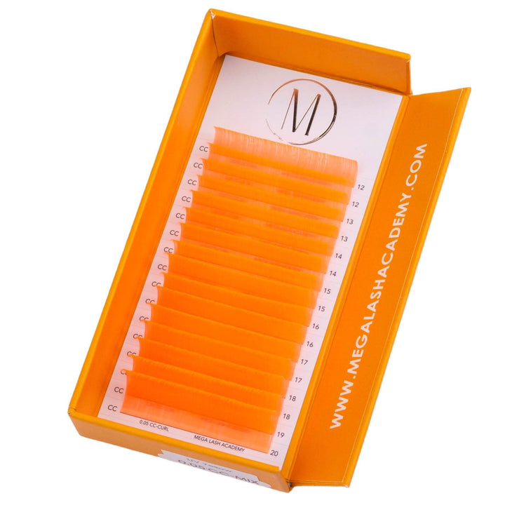 Cashmere - UV - Orange Volume Lashes - 0.05 - Mega Lash Academy