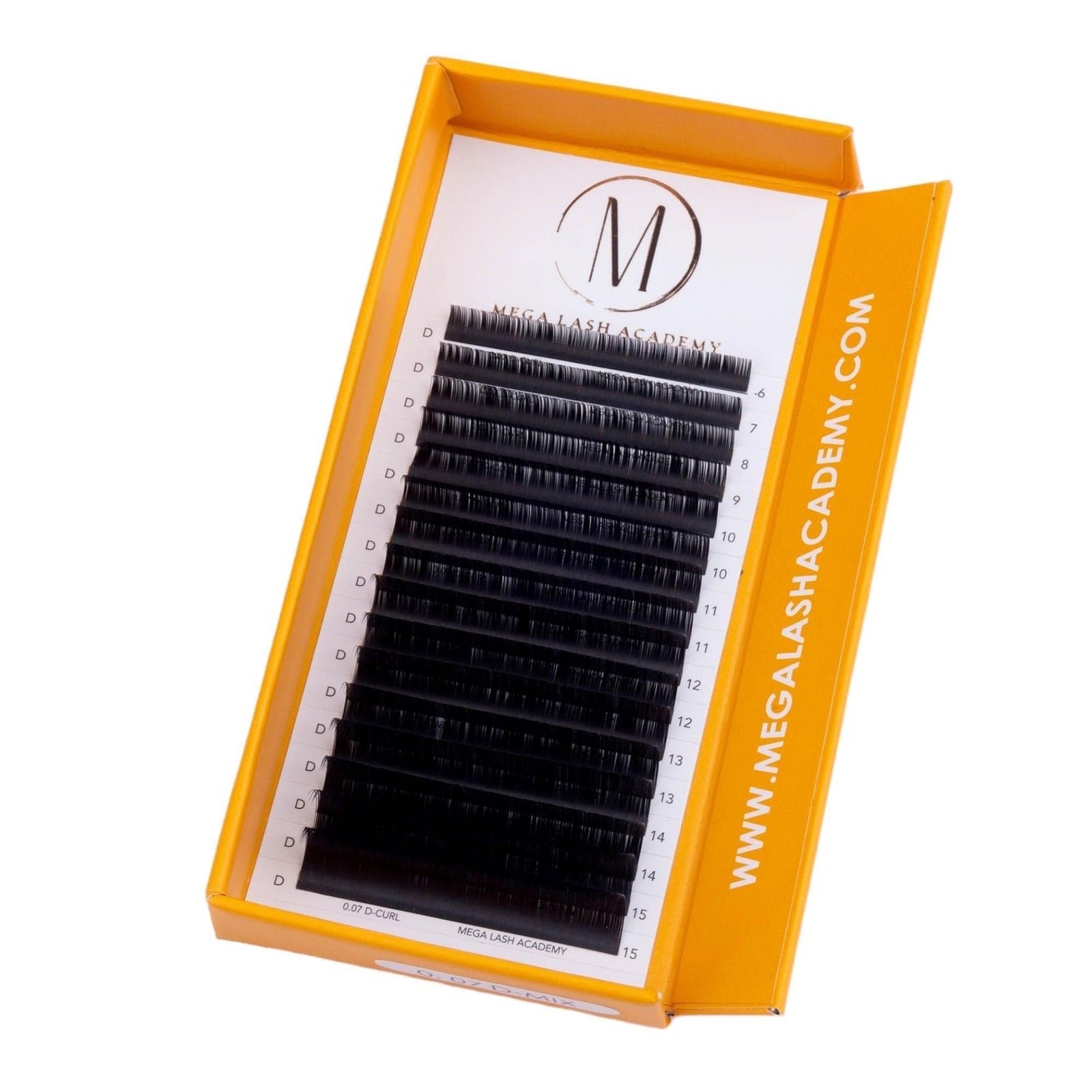 0.07 Cashmere Matte Volume Lash Trays Mega Lash Academy 