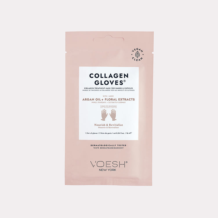 VOESH Collagen Mask Gloves - Argan Oil & Floral Extracts single