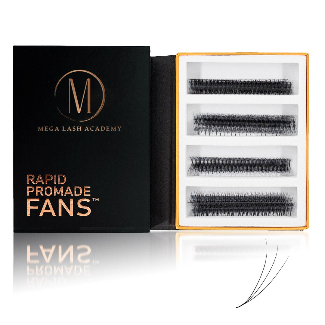 🎁 *3D Rapid Promade Fans® - 1000 Fans - Clearance (100% off) Mega Lash Academy 