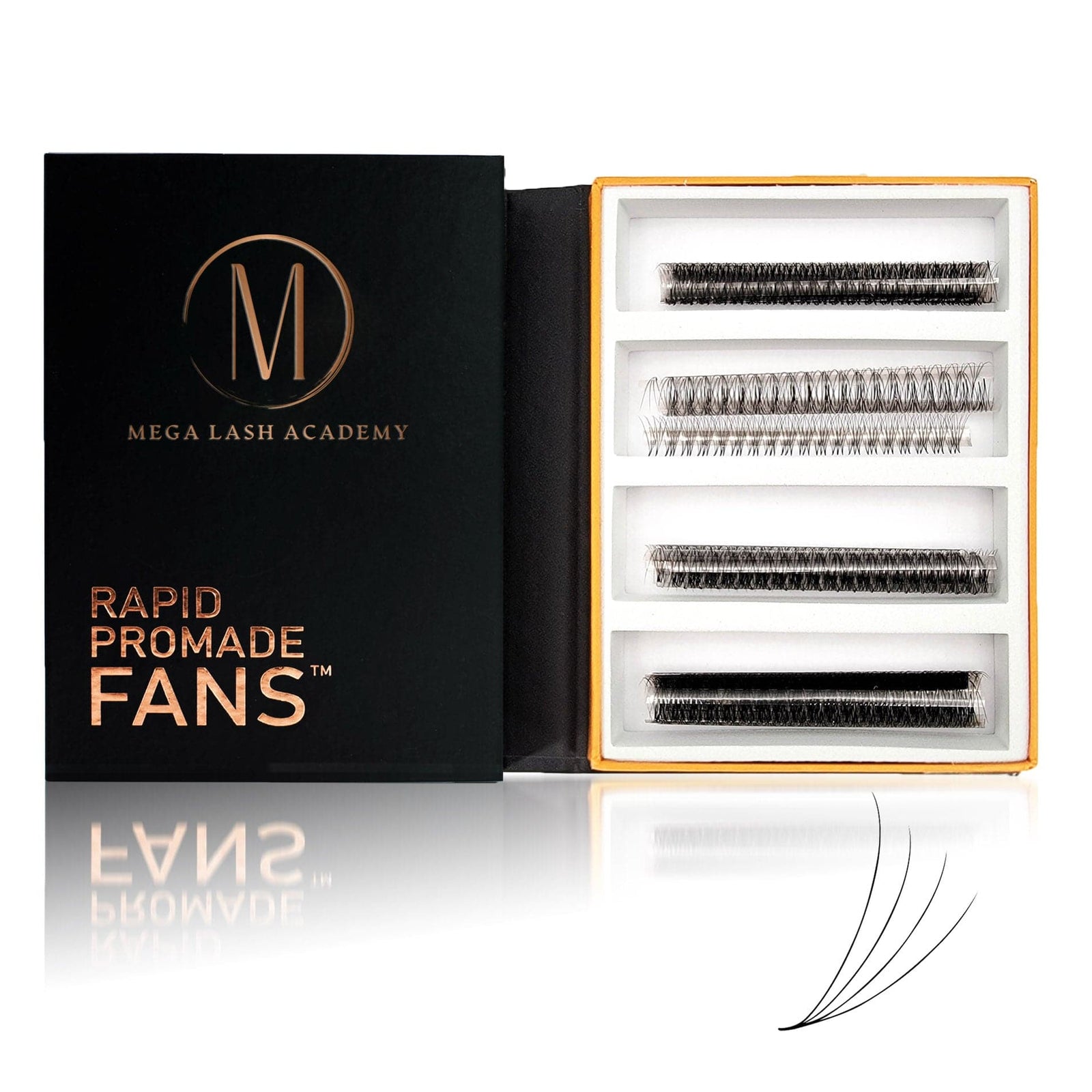 4D Rapid Promade Fans® - 1000 Fans Promade Fans Mega Lash Academy 