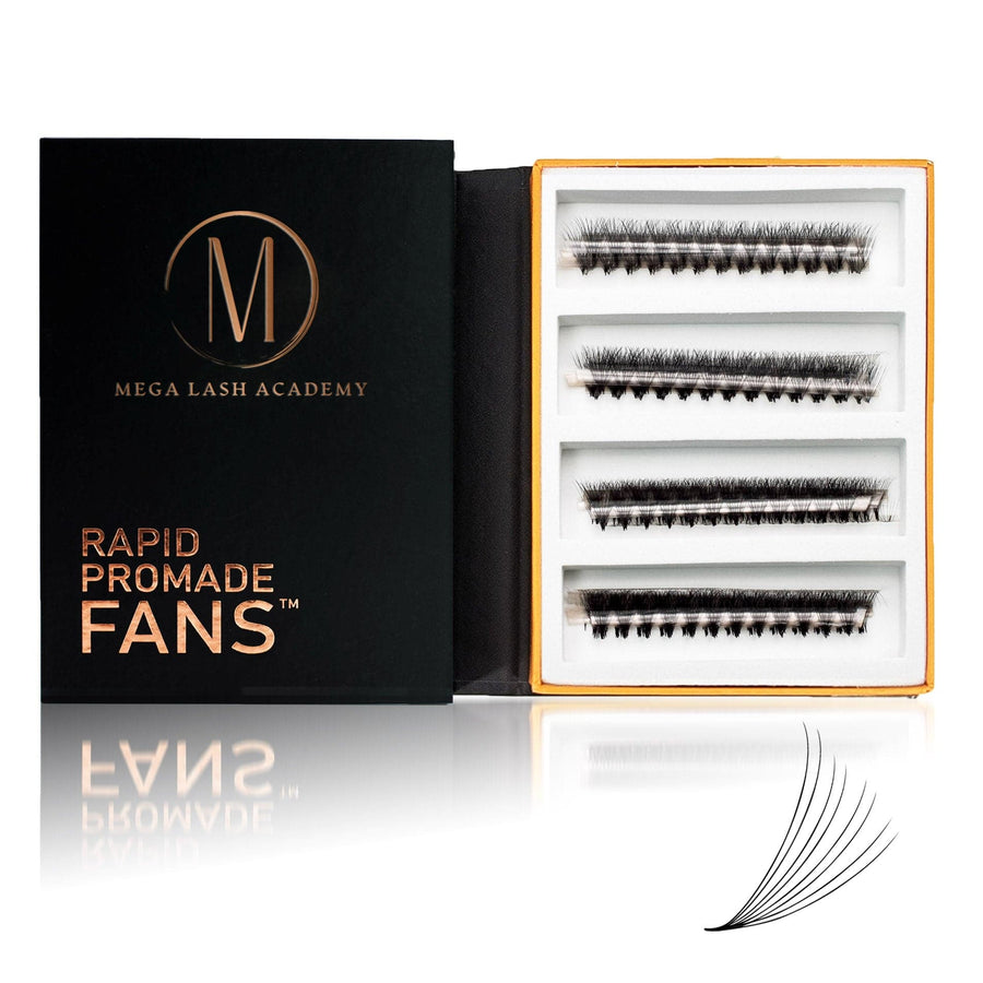 🎁 *8D Mix Rapid Promade Fans® - 1000 Fans - Clearance (100% off) Mega Lash Academy 