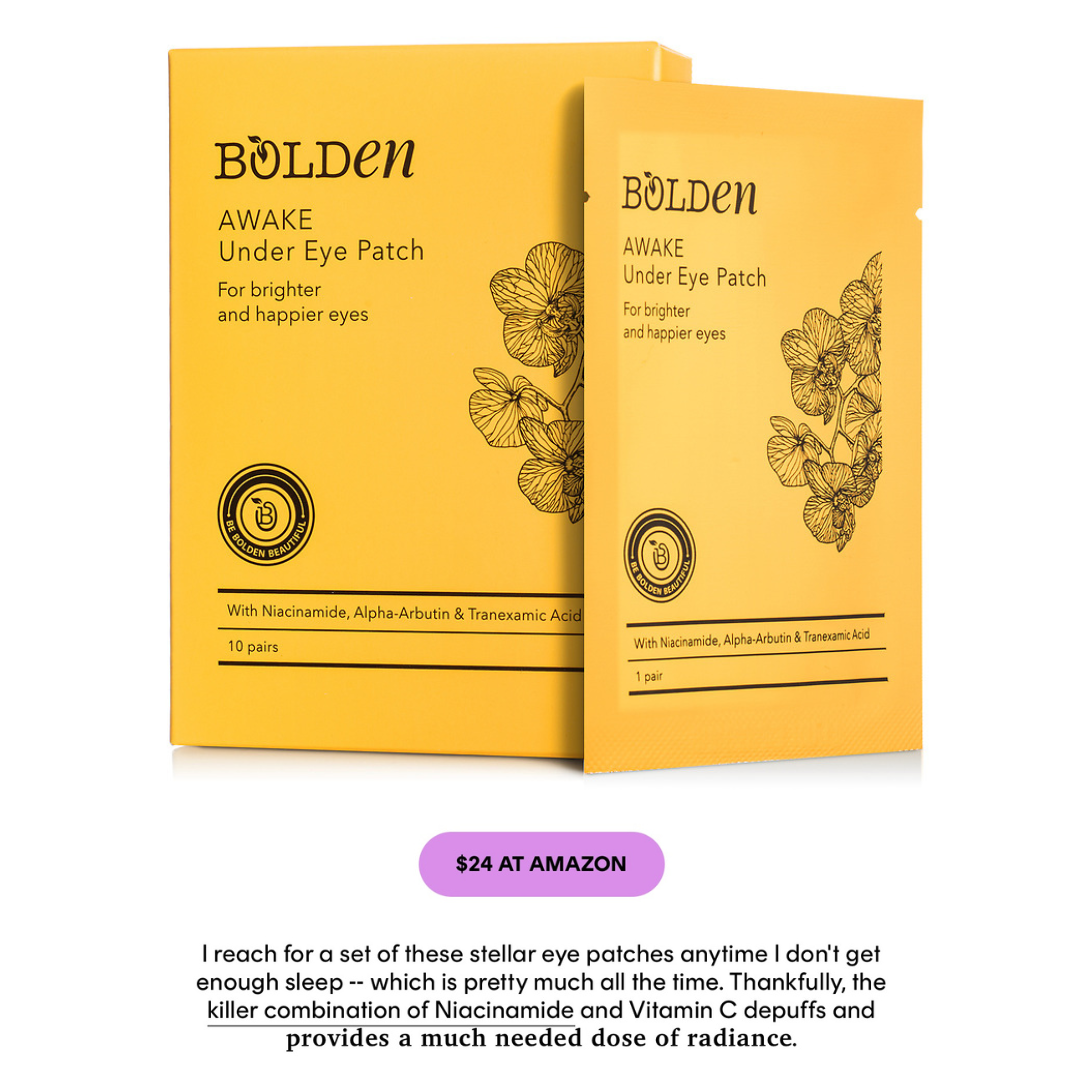 Bolden AWAKE Under Eye Patches | De-Puffing & Brightening for Tired Eyes