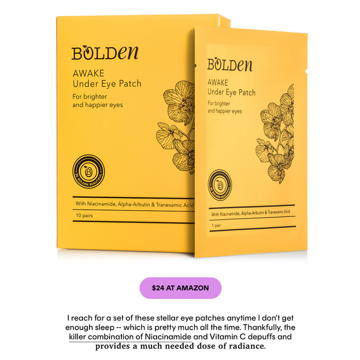 Bolden AWAKE Under Eye Patches | De-Puffing & Brightening for Tired Eyes