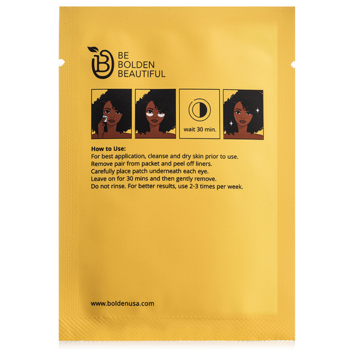 Bolden AWAKE Under Eye Patches | De-Puffing & Brightening for Tired Eyes