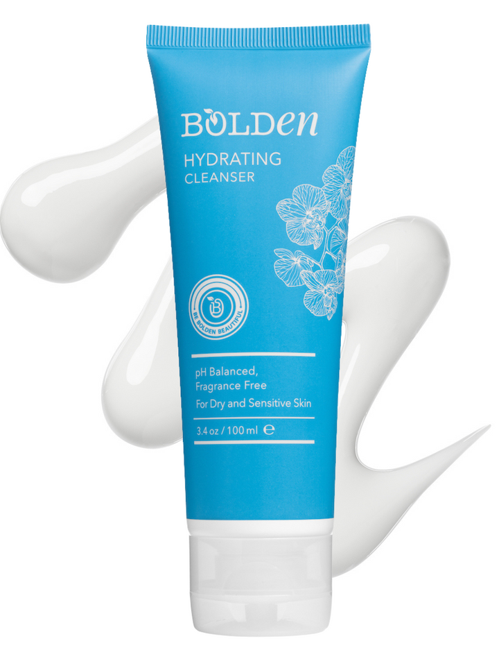 Bolden Hydrating Cleanser | Gentle Face Wash for Dry, Sensitive Skin