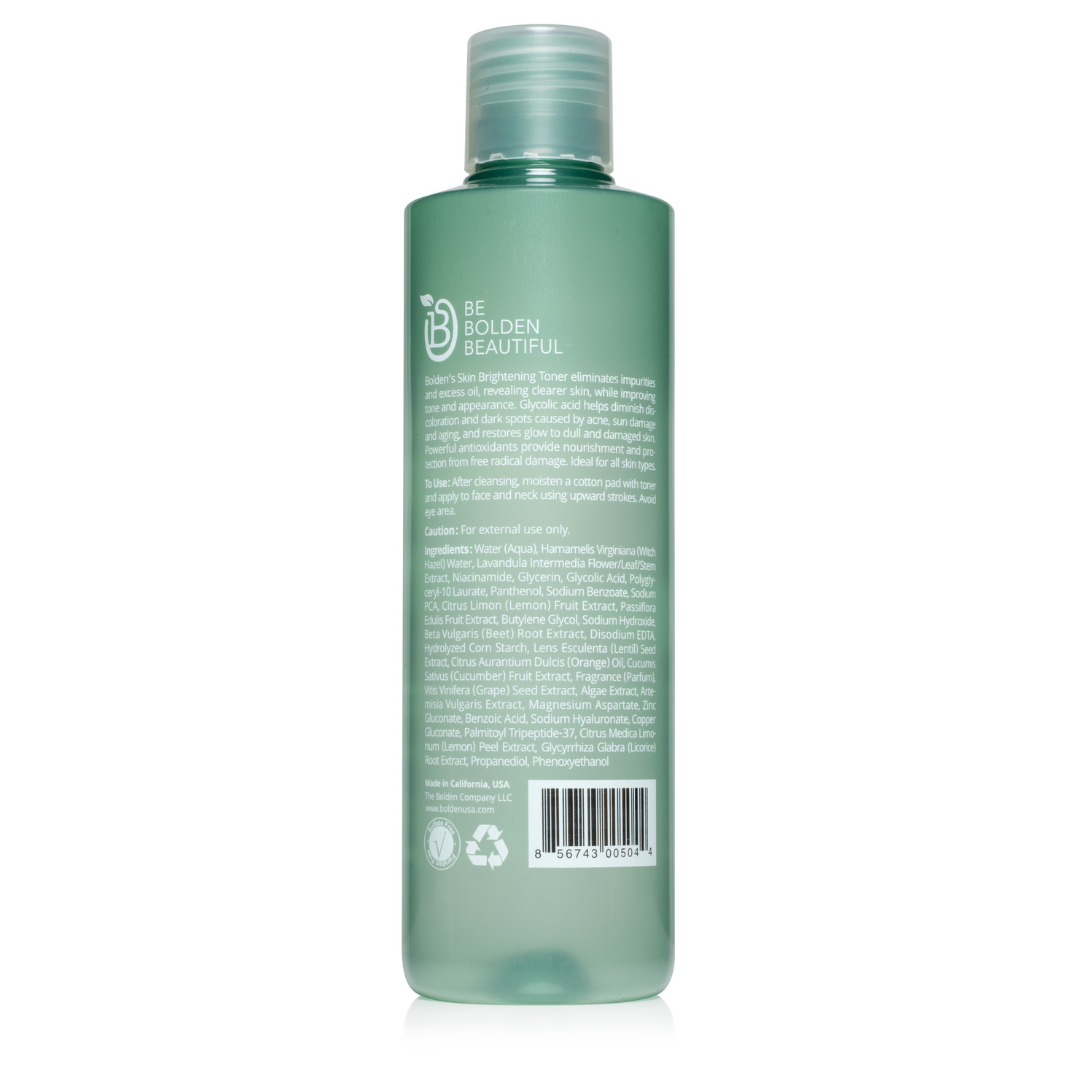 Bolden Brightening Toner | Fights Breakouts & Dark Spots with Glycolic Acid