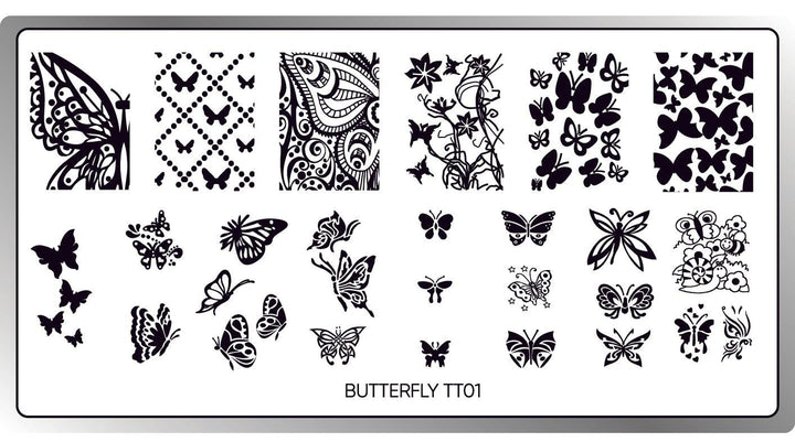 Butterfly Stamping Plate