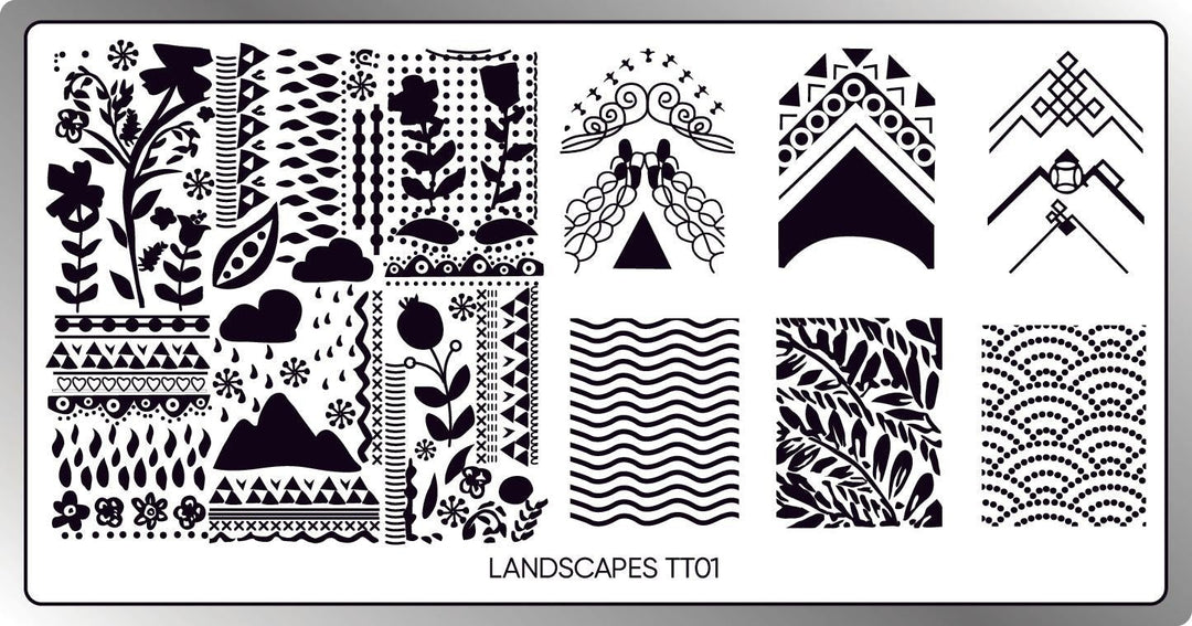 Landscapes Stamping Plate