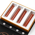 Auburn Brown 6D Rapid Promade Fans - 600 Fans Promade Fans Mega Lash Academy 