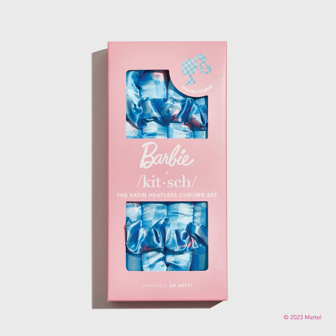 Barbie x Kitsch Satin Heatless Curling Set - Malibu Barbie Heatless Hair KITSCH 