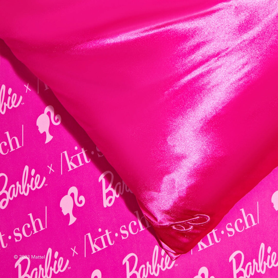 Barbie x Kitsch Satin Pillowcase - Iconic Pillowcases KITSCH 