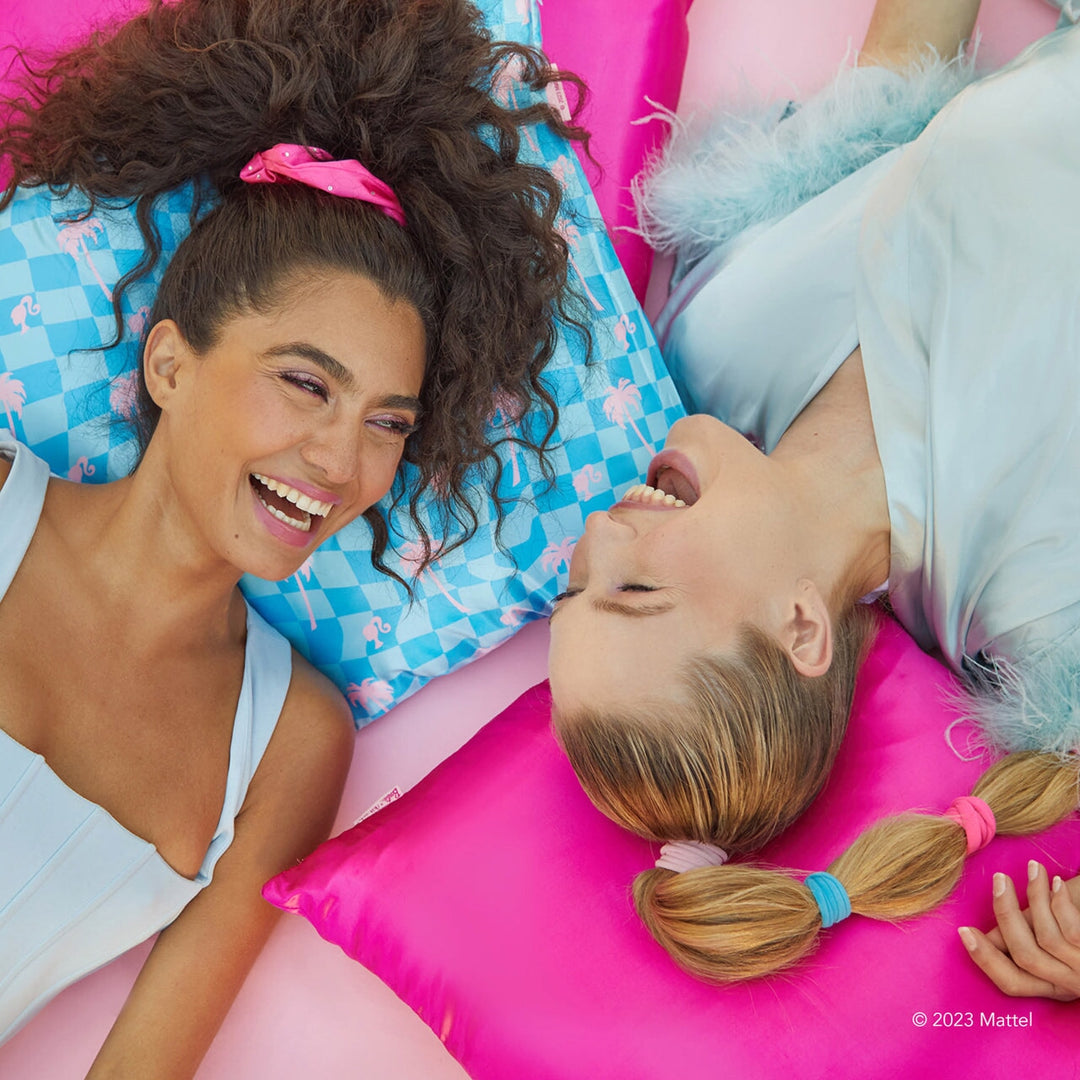 Barbie x Kitsch Satin Pillowcase - Malibu Pillowcases KITSCH 