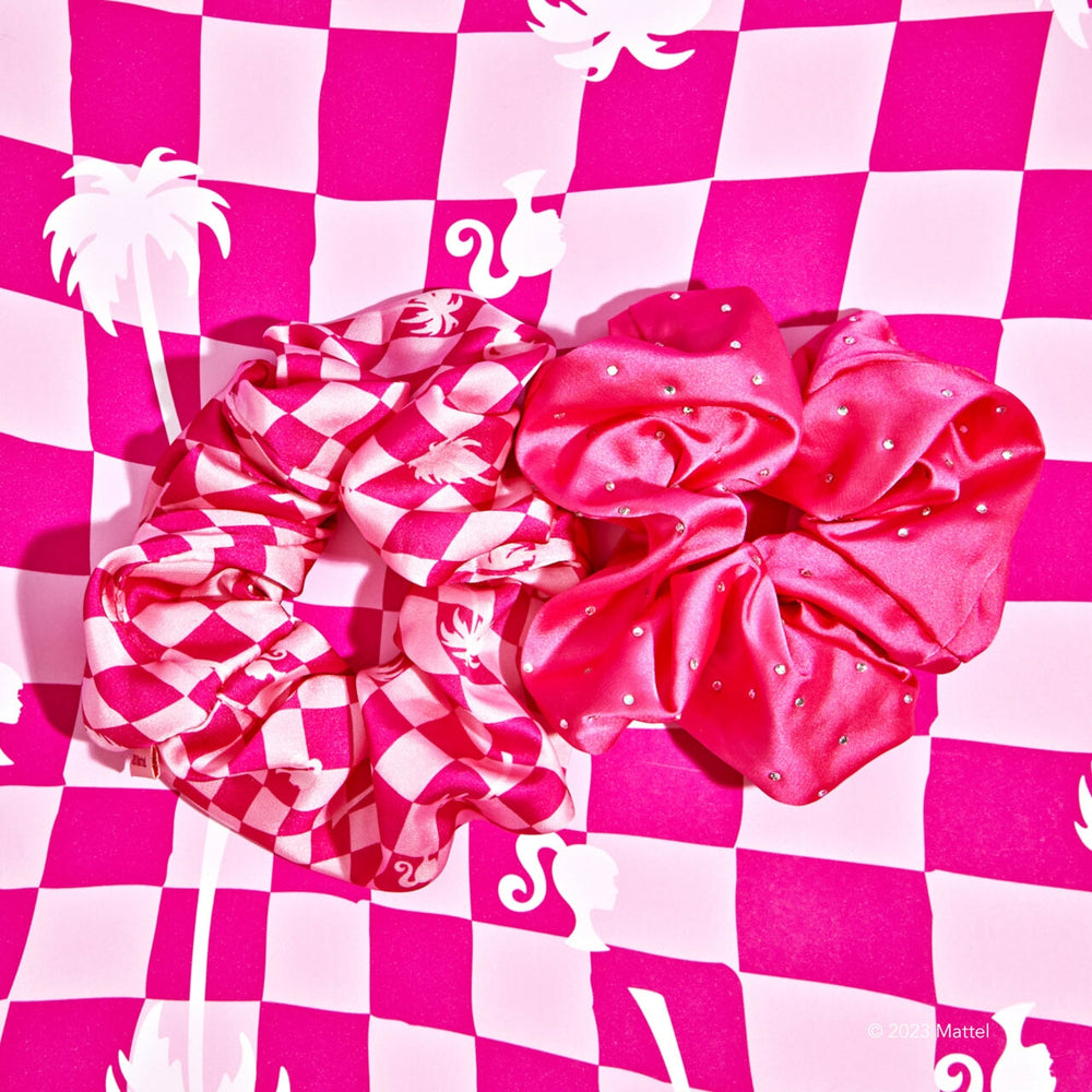 Barbie x Kitsch Satin Scrunchies 2pc Scrunchies KITSCH 
