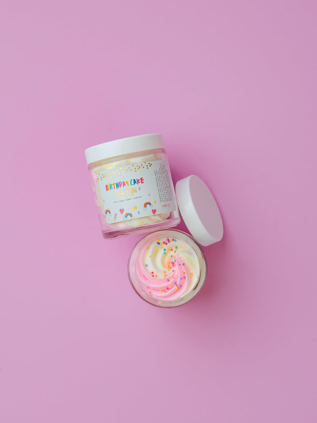 "Birthday Cake" Whipped Body Butter Personal Care AMINNAH 4oz 