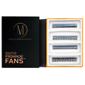 Blue Ombré 5D Rapid Promade Fans - 600 Fans - Mega Lash Academy