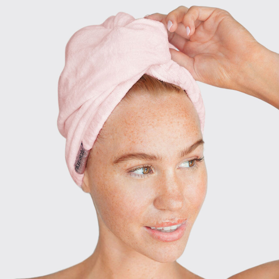 Blush Microfiber Hair Towel Hair Towels KITSCH 