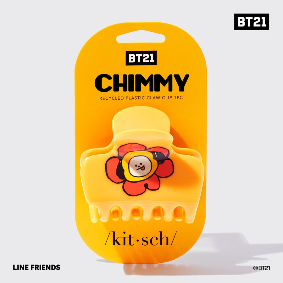 BT21 meets Kitsch Recycled Plastic Puffy Claw Clip 1pc - CHIMMY Claw Clip KITSCH 