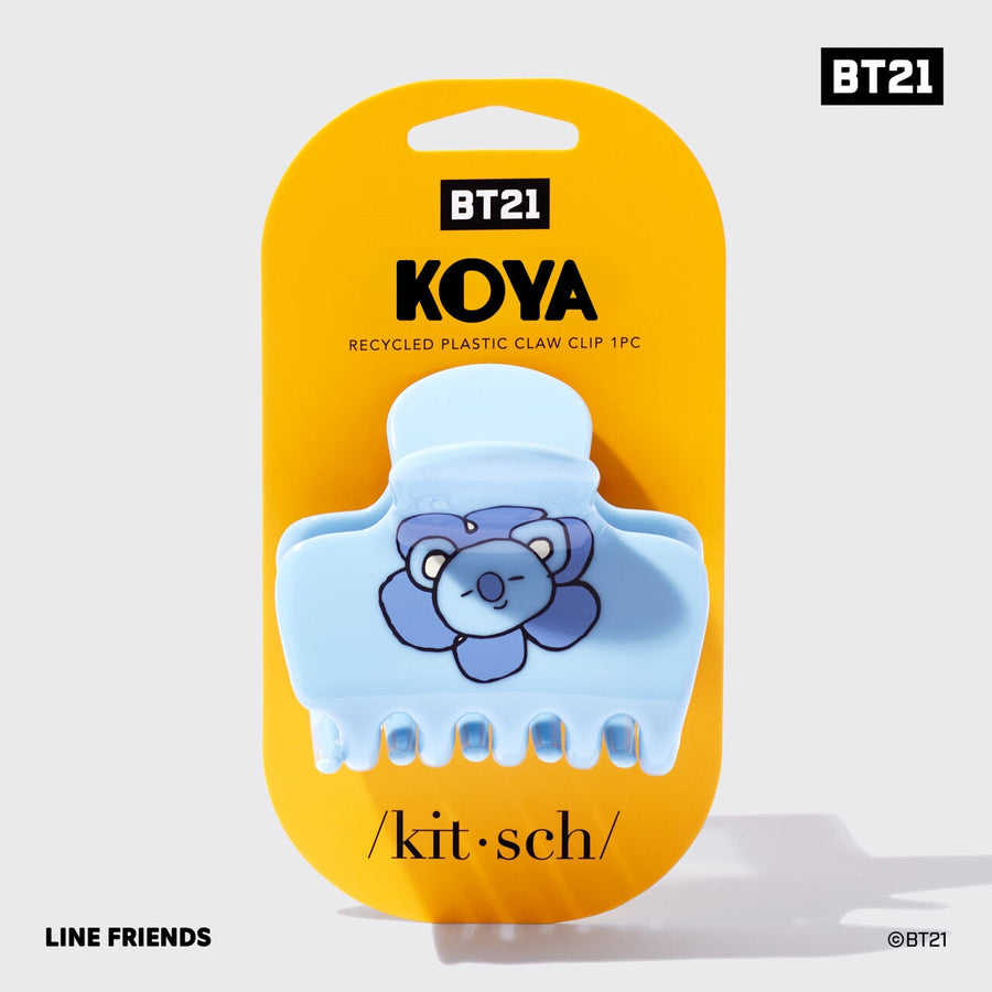 BT21 meets Kitsch Recycled Plastic Puffy Claw Clip 1pc - KOYA Claw Clip KITSCH 