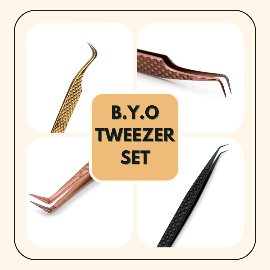 BYO Tweezer Set - 3 Mega Lash Academy 