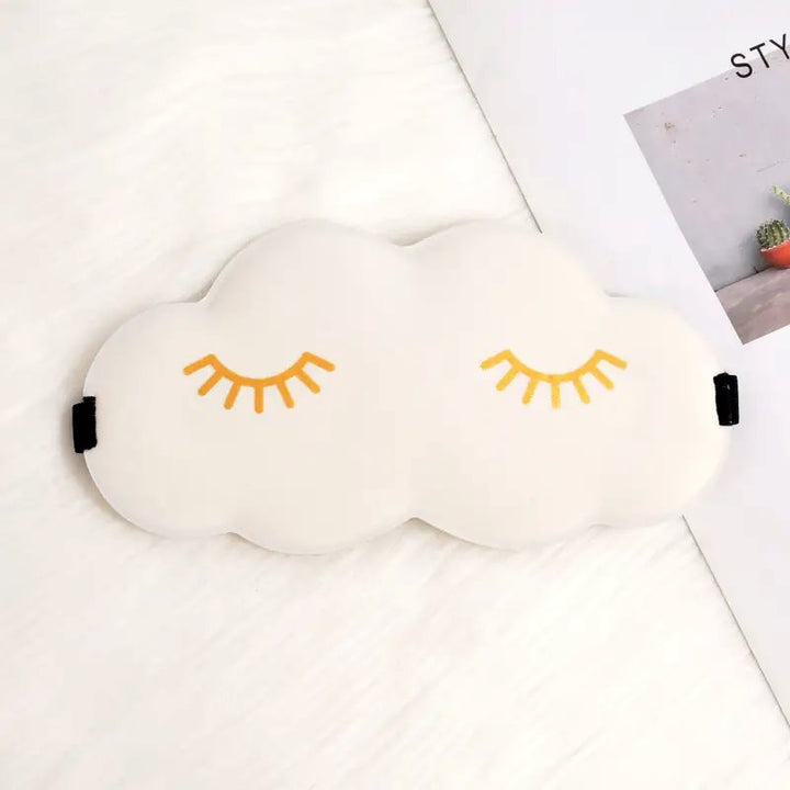 Cloud Sleep Eye Mask Mega Lash Academy White 