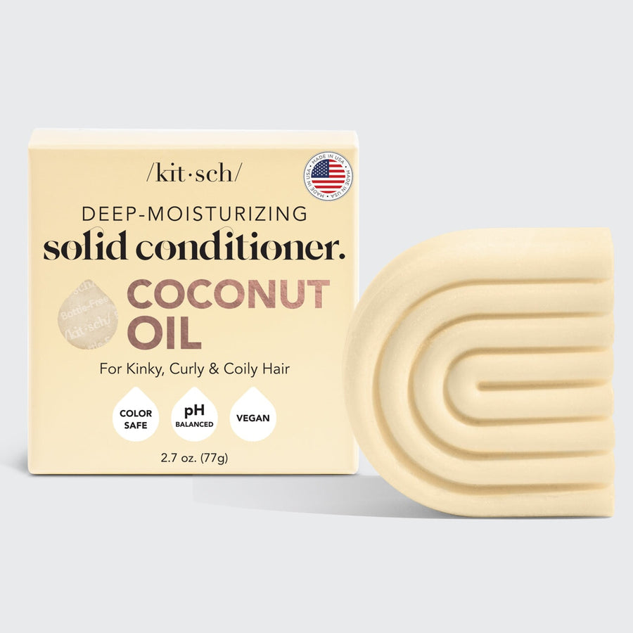 Coconut Oil Conditioner Bar for Dry Damaged Hair Conditioner KITSCH 