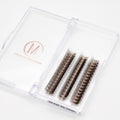 Dark Brown 5D Rapid Promade Fans Promade Fans Mega Lash Academy 