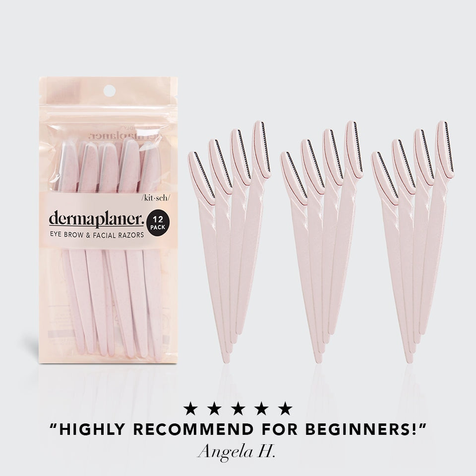 Dermaplaning Tool 12pk - Blush Dermaplaner KITSCH 