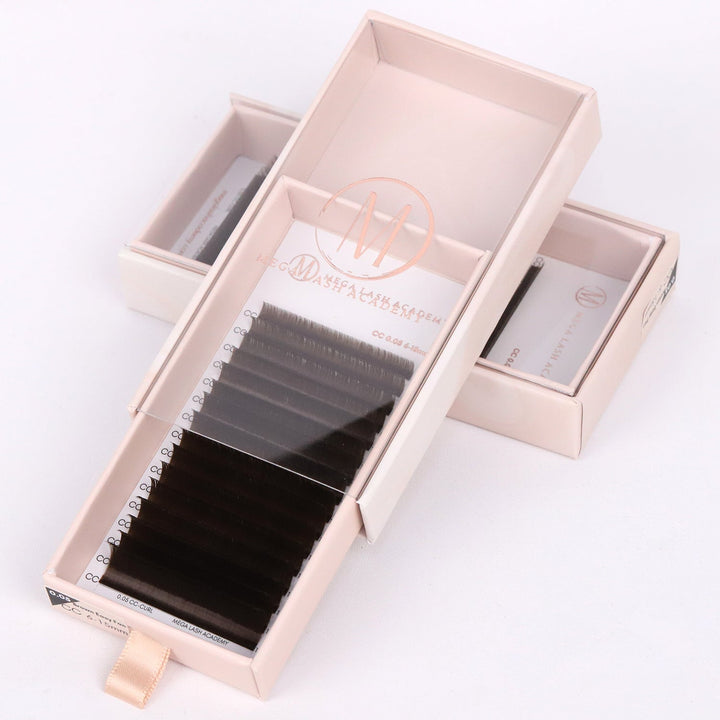 Easy Fanning Cashmere Lash Tray - Brown Lash Trays Mega Lash Academy 