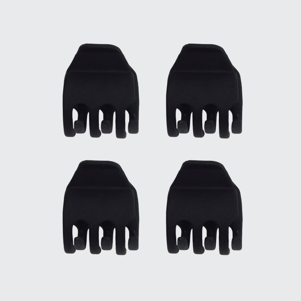 Eco-Friendly Mini Claw Clips 4pc set - Black Claw Clip KITSCH 