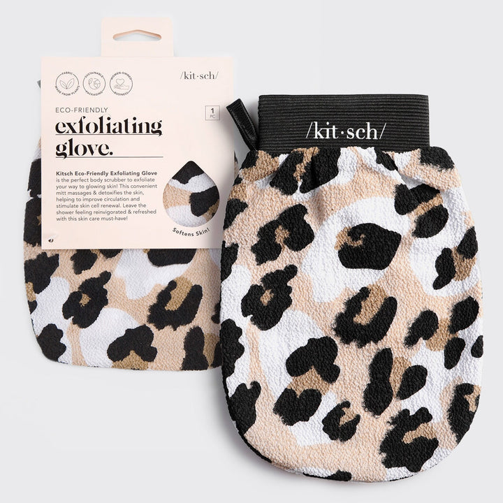 Exfoliating Glove - Leopard Body Care KITSCH 