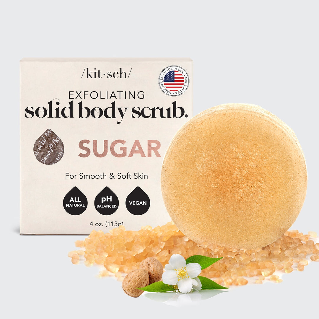 Exfoliating Sugar Body Scrub Bar Soap KITSCH 