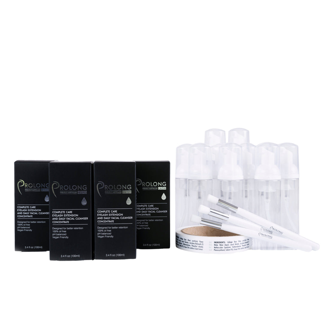 Eyelash Extension Cleanser Concentrate - 100ml Starter Pack Prolong Lash US 