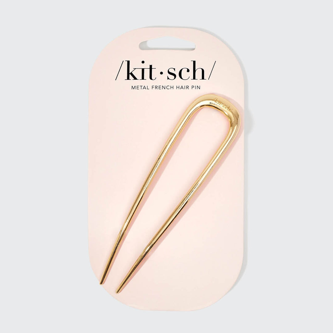 French Hair Pin - Gold KITSCH 