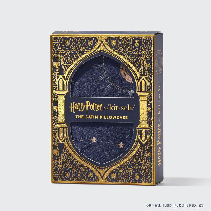 Harry Potter x Kitsch Satin Pillowcase - Midnight at Hogwarts Pillowcases KITSCH 