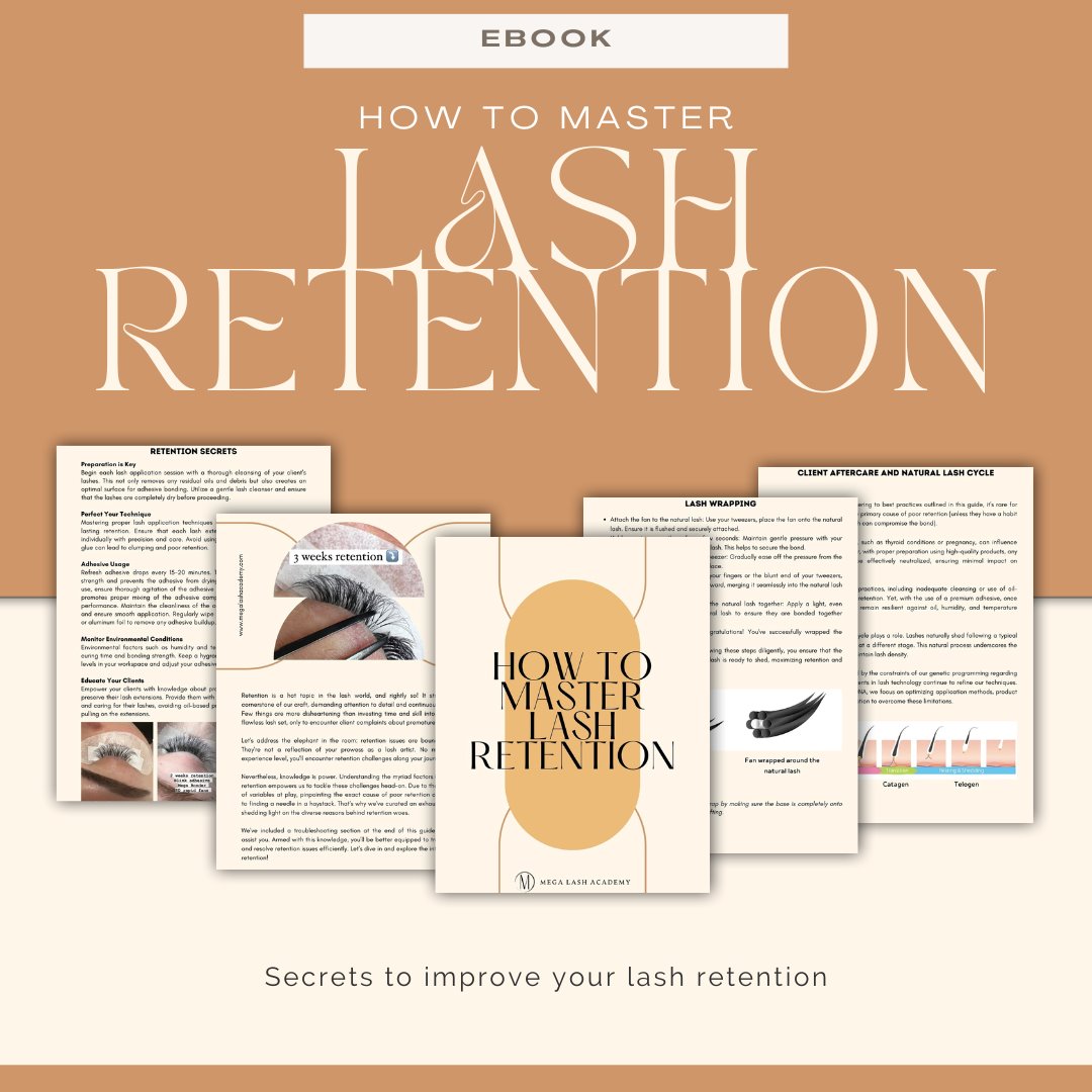How to Master Lash Retention ebook Mega Lash Academy 