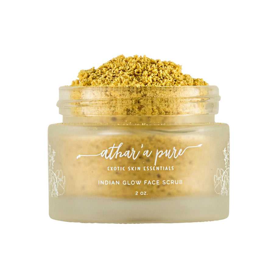 Indian Glow Face Scrub (Vegan, 100% Natural) Face Athar'a Pure 