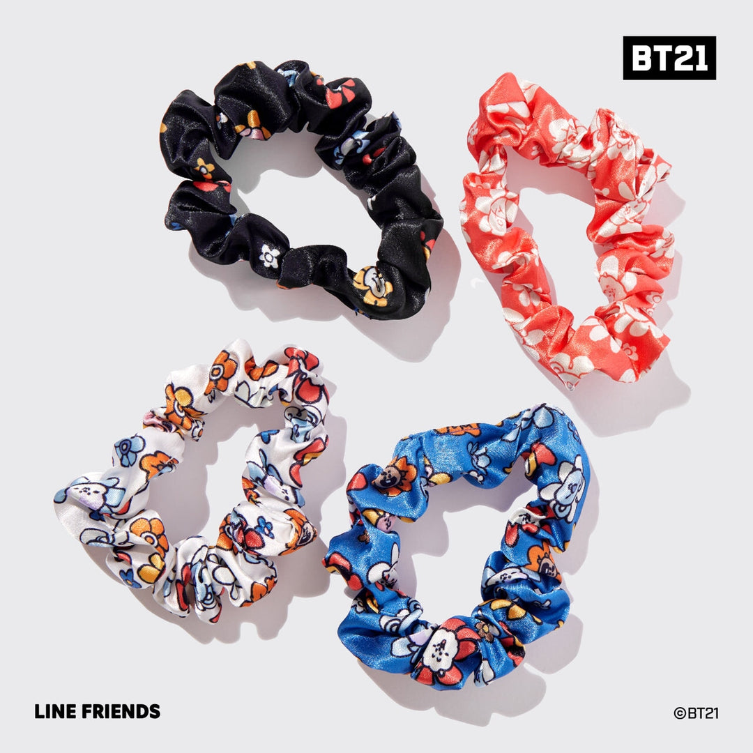 Kitsch x BT21 Satin Sleep Scrunchies 4pc Set Sleep Scrunchies KITSCH 