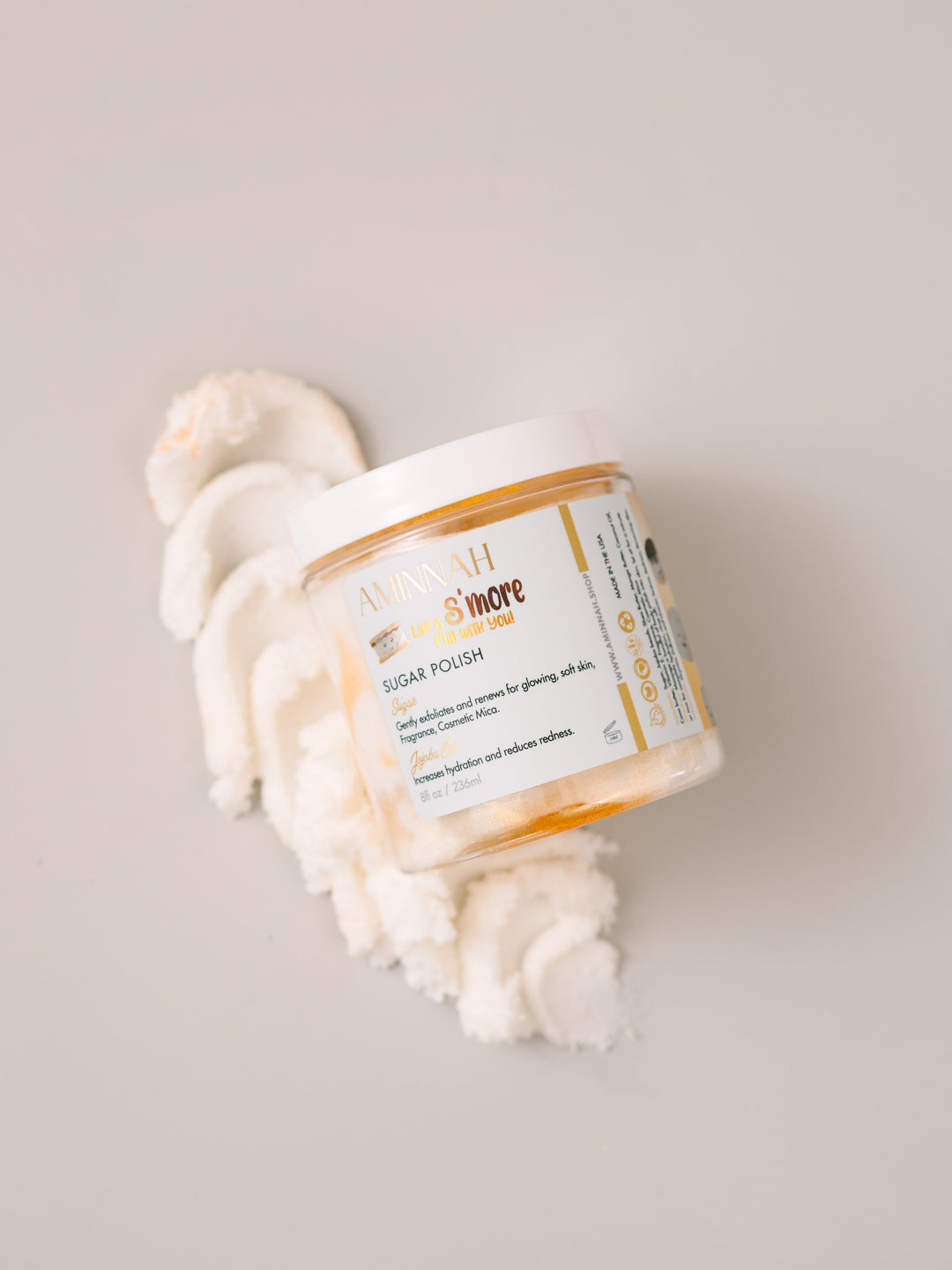 "Life is S’more Fun With You" Sugar Scrub Personal Care AMINNAH 