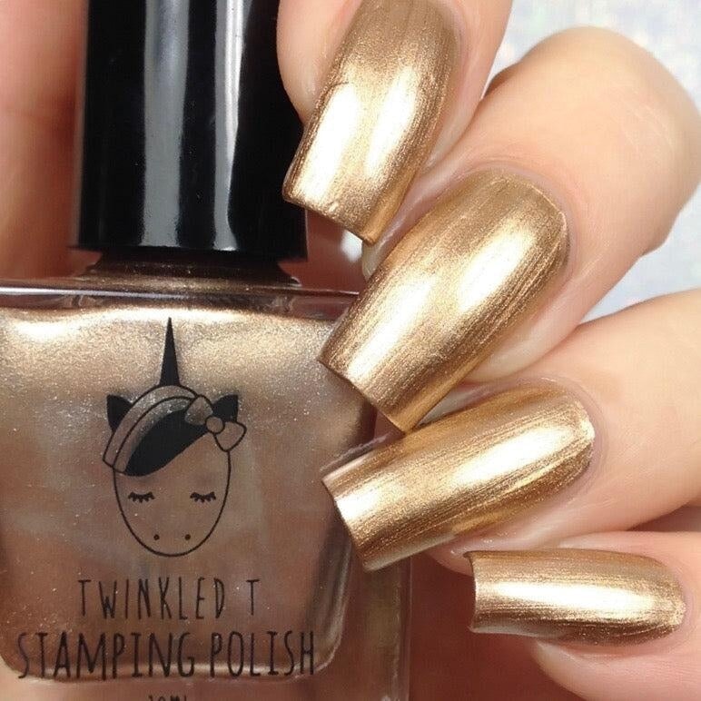 Liquid Gold Stamping Polish stamping polish Twinkled T 