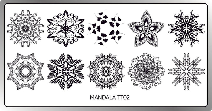 Mandala 02 Stamping Plate STAMPING Twinkled T 